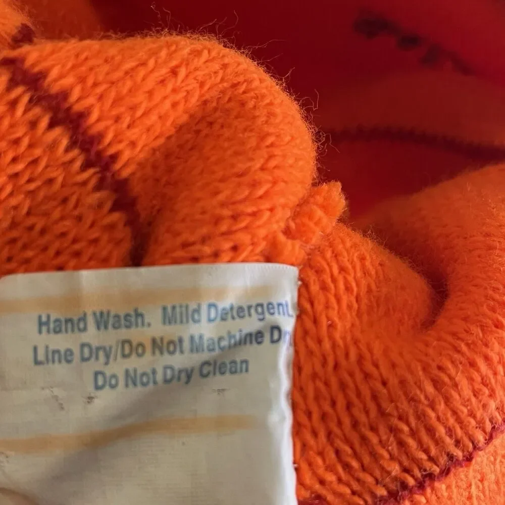 Neon Orange Beanie Hunter Hunting Salmon Run Hiking Hi Vis Outdoor Fishing